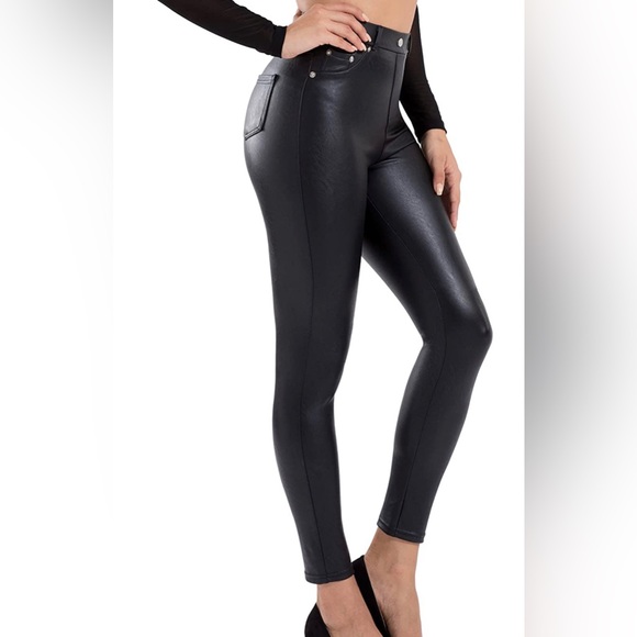 Amazon Pants - AMAZON | Tagoo Faux Leather Leggings for Women High Waisted Pleather